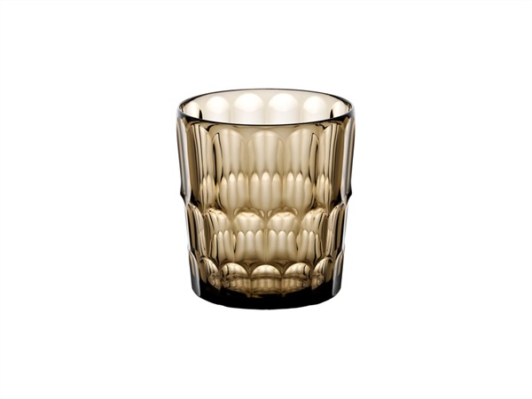 FRATELLI GUZZINI S.P.A. Vanity, bicchiere basso decoro N°2 360 cc - Fumo