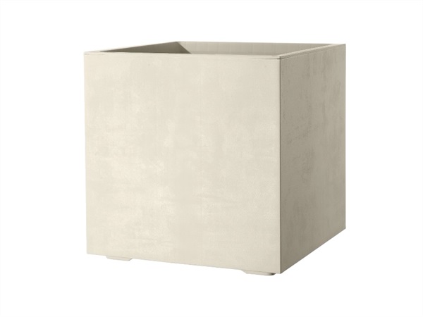 DEROMA MILLENNIUM VASO CUBO R 39 CM PERLA