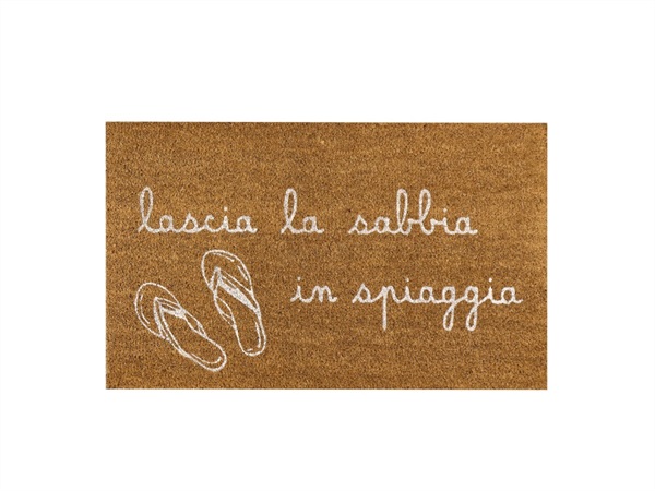 SIMPLE DAY LIVING & LIFESTYLE Zerbino Lascia la sabbia in spiaggia, 45x75 cm