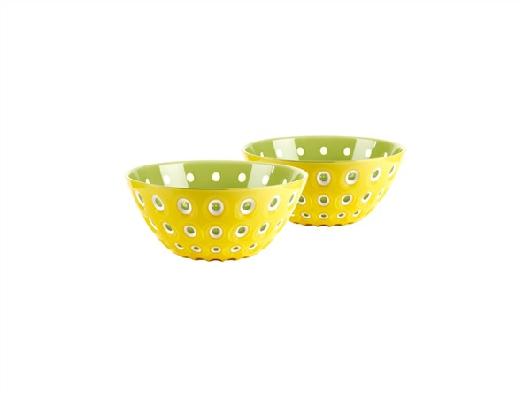 FRATELLI GUZZINI S.P.A. Le murrine, set 2 ciotole Ø12,5 cm - Giallo
