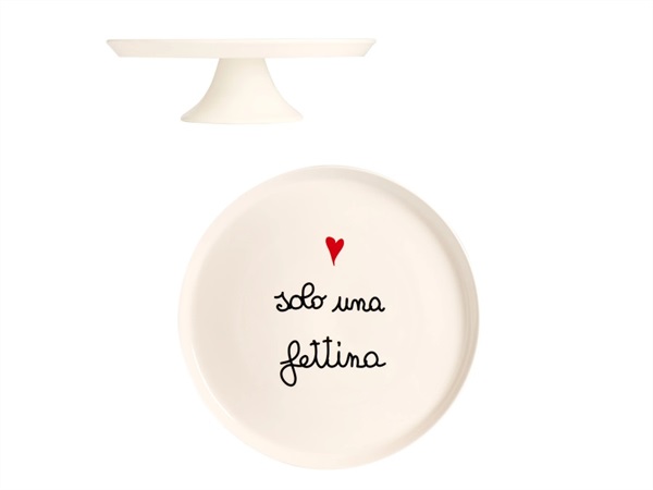 SIMPLE DAY LIVING & LIFESTYLE Alzata per dolci e torte in gres - Solo una Fettina