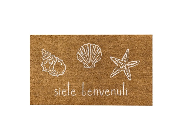 SIMPLE DAY LIVING & LIFESTYLE Zerbino Siete benvenuti conchiglie, 45x75 cm