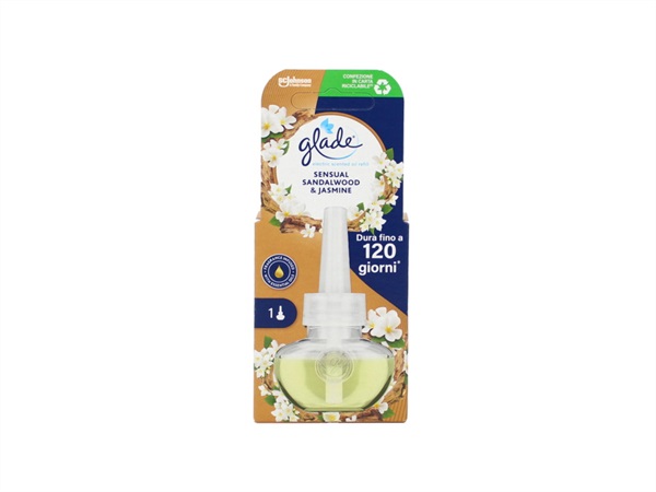GLADE GLADE ELECTRIC ESSENTIAL OIL RICARICA LIQUIDA SENSUAL SANDALWOOD & JASMINE 20 ML