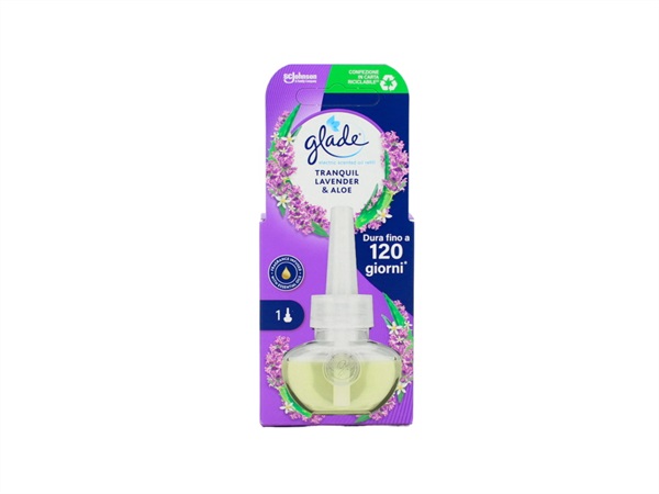 GLADE GLADE ELECTRIC ESSENTIAL OIL RICARICA LIQUIDA TRANQUIL LAVENDER & ALOE 20 ML