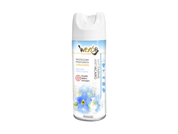 WEXOR WEXOR ANTITARME ANTIACARO NARCISO BLU e FIORI DI COTONE SPRAY 400 ML