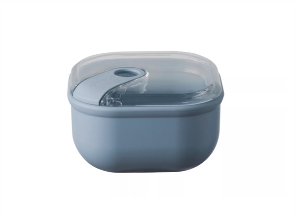OMADA Pull box, contenitore quadrato per alimenti 12x12xh7,2 cm pervinca