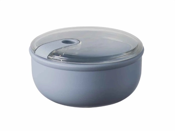 OMADA Pull box, contenitore tondo per alimenti 15,7x15,7xH8,2 cm pervinca