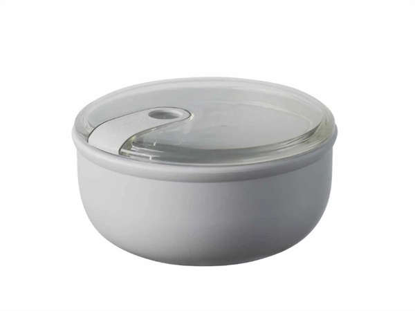 OMADA Pull box, contenitore tondo per alimenti 15,7x15,7xH8,2 cm grigio