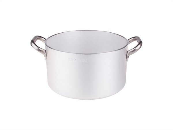 PENTOLE AGNELLI Casseruola alta radiante in alluminio 5mm   2 maniglie, Ø 45 cm