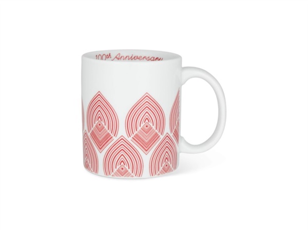 BIALETTI INDUSTRIE Mug bianca centenario