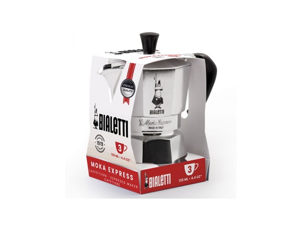 BIALETTI INDUSTRIE Moka express fascia, 3 tazze