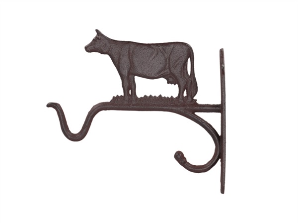 ESSCHERT DESIGN Gancio per cesto appeso mucca