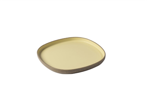 OMADA Bioamo, piatto piano camomilla 23,5x23,5xh2 cm