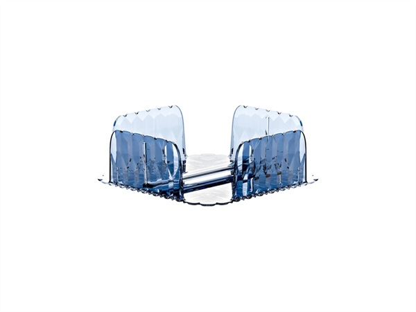 FRATELLI GUZZINI S.P.A. Vanity, portatovaglioli orizzontale - blu denim