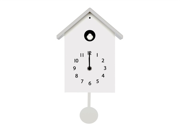 WD LIFESTYLE Orologio a cucù bianco