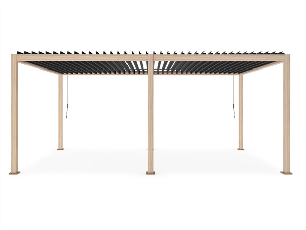 BIZZOTTO Pergola ocean 3,6x6 mt natural-antracite