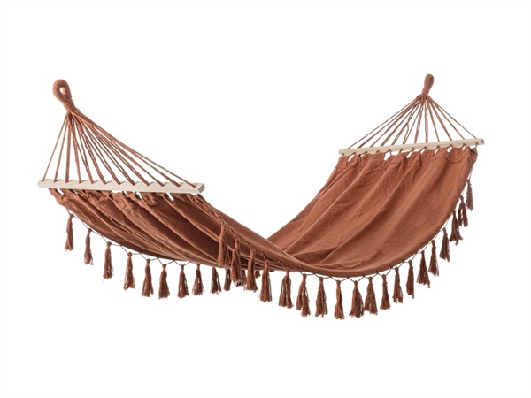 BIZZOTTO Juan, amaca con asta, terracotta, 100x200 cm