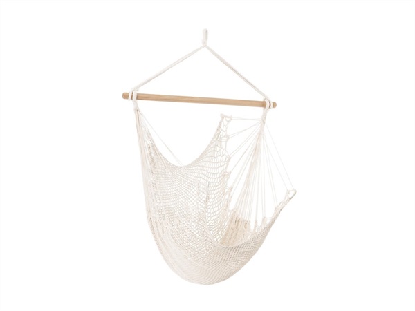 BIZZOTTO Benidorm, amaca pensile, bianco, 100x130h cm