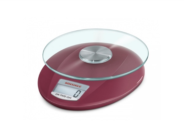 SOEHNLE BILANCIA DIGITALE DA CUCINA ROMA RUBY RED SOEHNLE