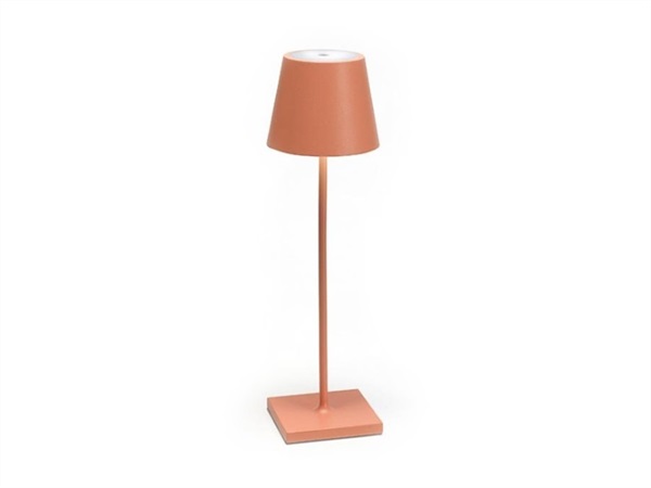 Lampada ricaricabile da tavolo Poldina di Zafferano - Arancio