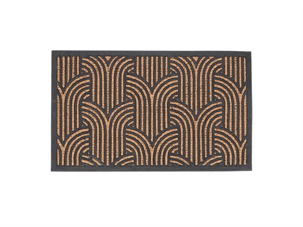 ESSCHERT DESIGN Zerbino in gomma/cocco Art Déco L
