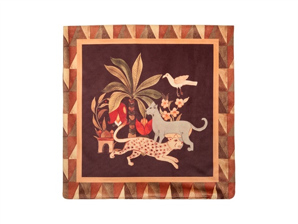 L'OCA NERA Cuscino 48x48 cm - cacao