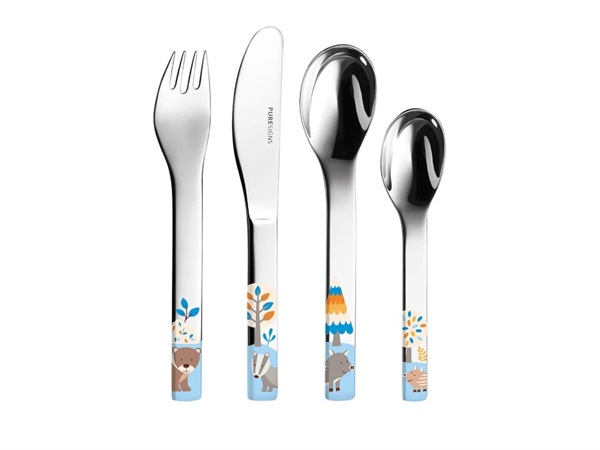 MEPRA S.P.A. Friends, set 4 posate per bambini