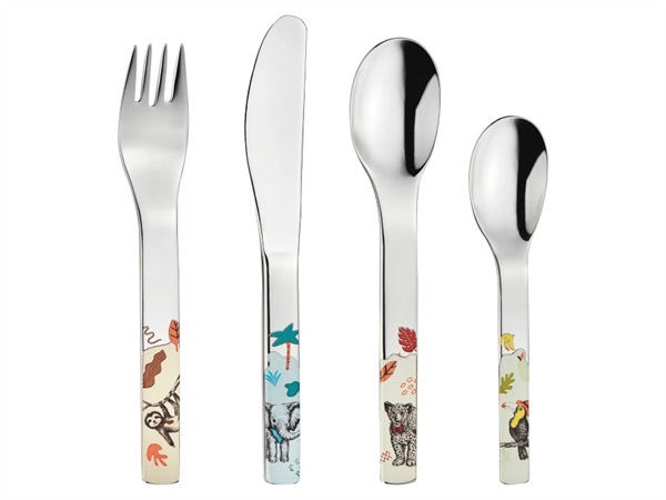 MEPRA S.P.A. Natura, set 4 posate per bambini