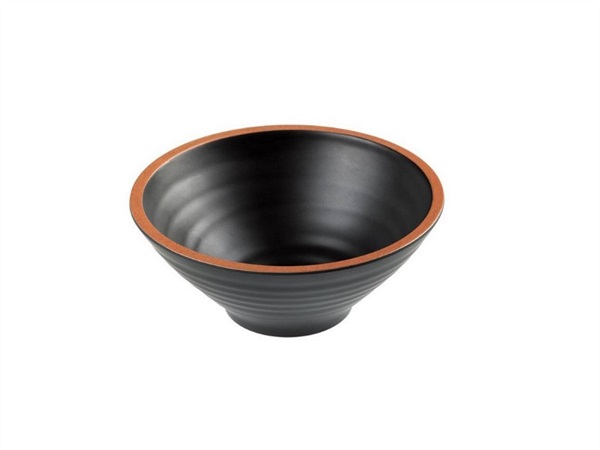 LEONE Ciotola Terracotta in melamina, Ø20,3x8,5 cm