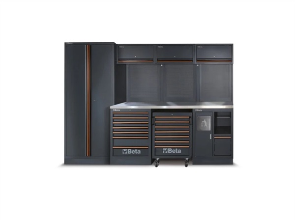 BETA UTENSILI Combinazione arredo officina C45PRO X, con 196 utensili