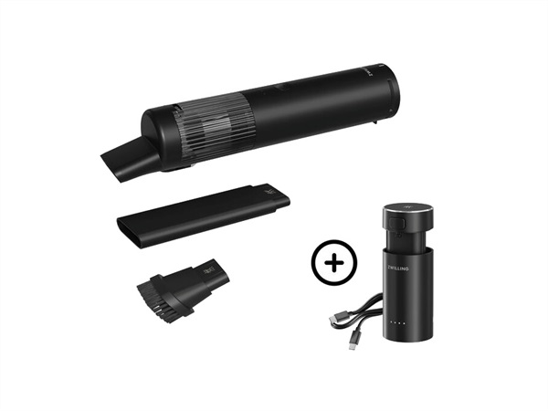 ZWILLING J.A.HENCKELS ITALIA Xtend, Aspirabriciole senza filo, Starter set con batteria