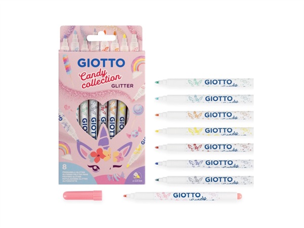 GIOTTO Candy collection, pennarelli turbo glitter