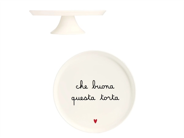 SIMPLE DAY LIVING & LIFESTYLE Alzata per dolci e torte in gres - Che buona questa torta