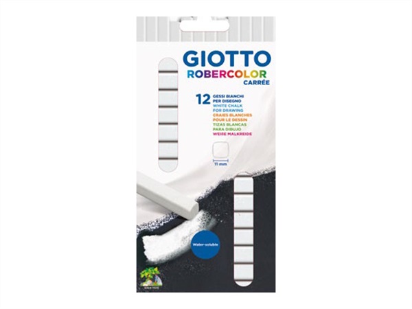 GIOTTO Robercolor, gessi bianchi, 12 pezzi