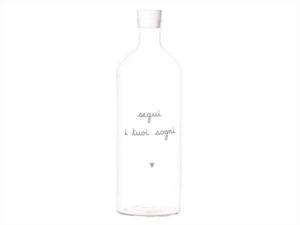 SIMPLE DAY LIVING & LIFESTYLE Bottiglia Segui i tuoi sogni, 1,4 Lt