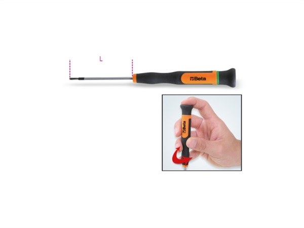 BETA UTENSILI Microgiravite per viti con impronta a croce Phillips 1257PH 1