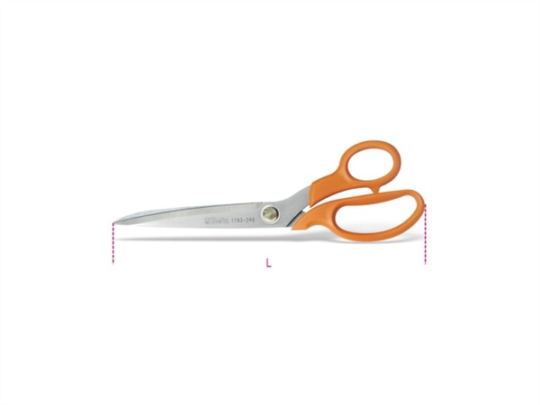 BETA UTENSILI Forbici modello leggero in acciaio inossidabile 240 mm