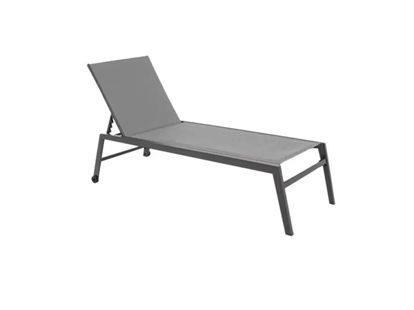 VERDELOOK Montecarlo, lettino grigio