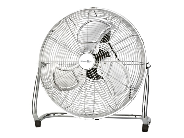 SMARTWAY Ventilatore da pavimento cromo Svf45xc