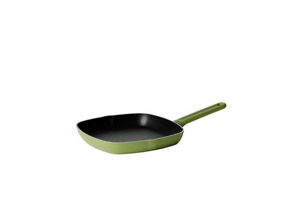 FRATELLI GUZZINI S.P.A. Cook&color, bistecchiera 28x28 cm, Verde avocado