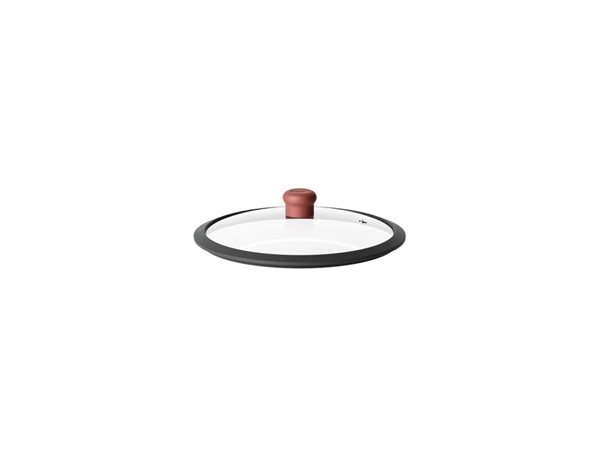 FRATELLI GUZZINI S.P.A. Cook&color, coperchio in vetro Ø24 cm, rosso mattone