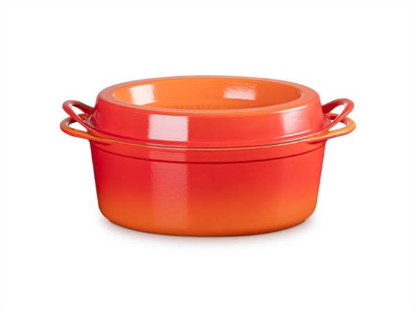 LE CREUSET Doufeu ovale in ghisa vetrificata - arancio