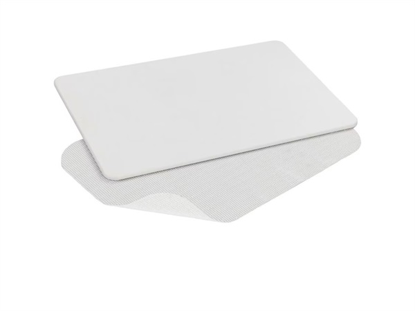 WENKO Tappetino da bagno Simi Bianco, 60 x 39 cm
