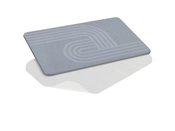 WENKO Tappetino da bagno manhattan grigio, 60 x 39 cm