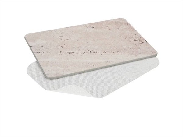 WENKO Tappetino da basno Puna grigio, 60 x 39 cm
