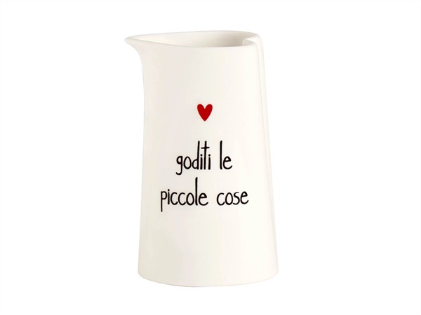 SIMPLE DAY LIVING & LIFESTYLE Lattiera in gres goditi le piccole cose