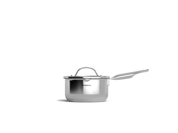 PENSOFAL New era, casseruola/bollilatte 1 manico con coperchio in vetro - Ø16 cm