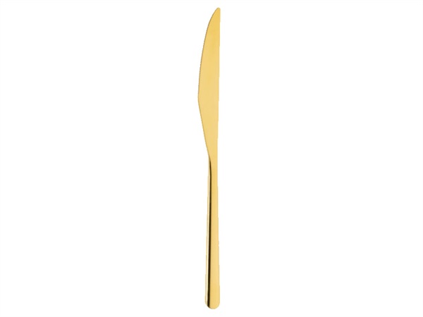 ABERT Bean, set 2 coltelli tavola, oro lucido