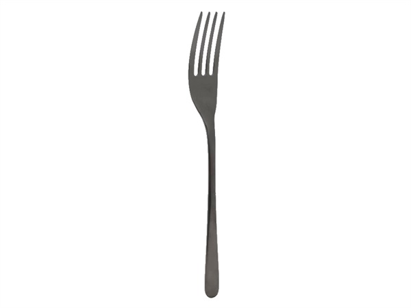 ABERT Bean, set 2 forchette tavola, nero