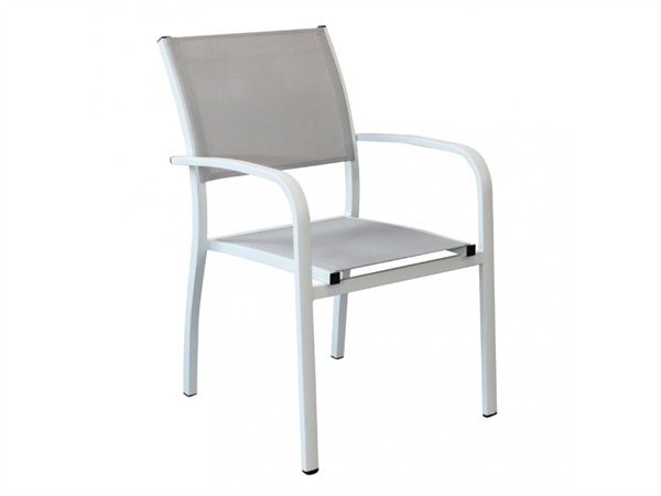 MAGAZZINI COSMA S.P.A. Set 4  Poltrone Savannah impilabili bianco